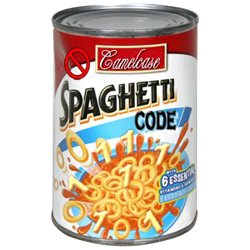 A can of spaghetti code